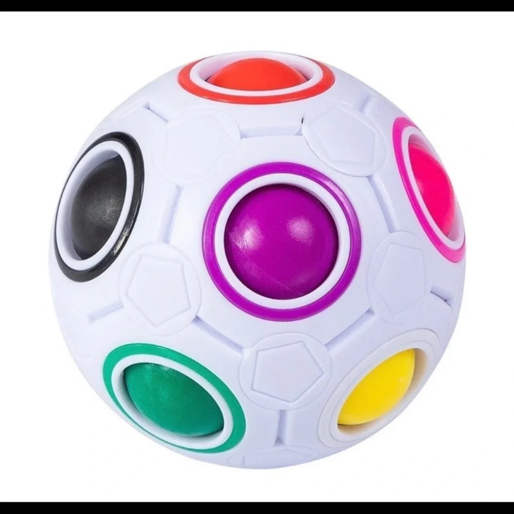BroMocube Rainbow Fidget Ball Antistress Fidget Cube  Rainbow Puzzle Ball